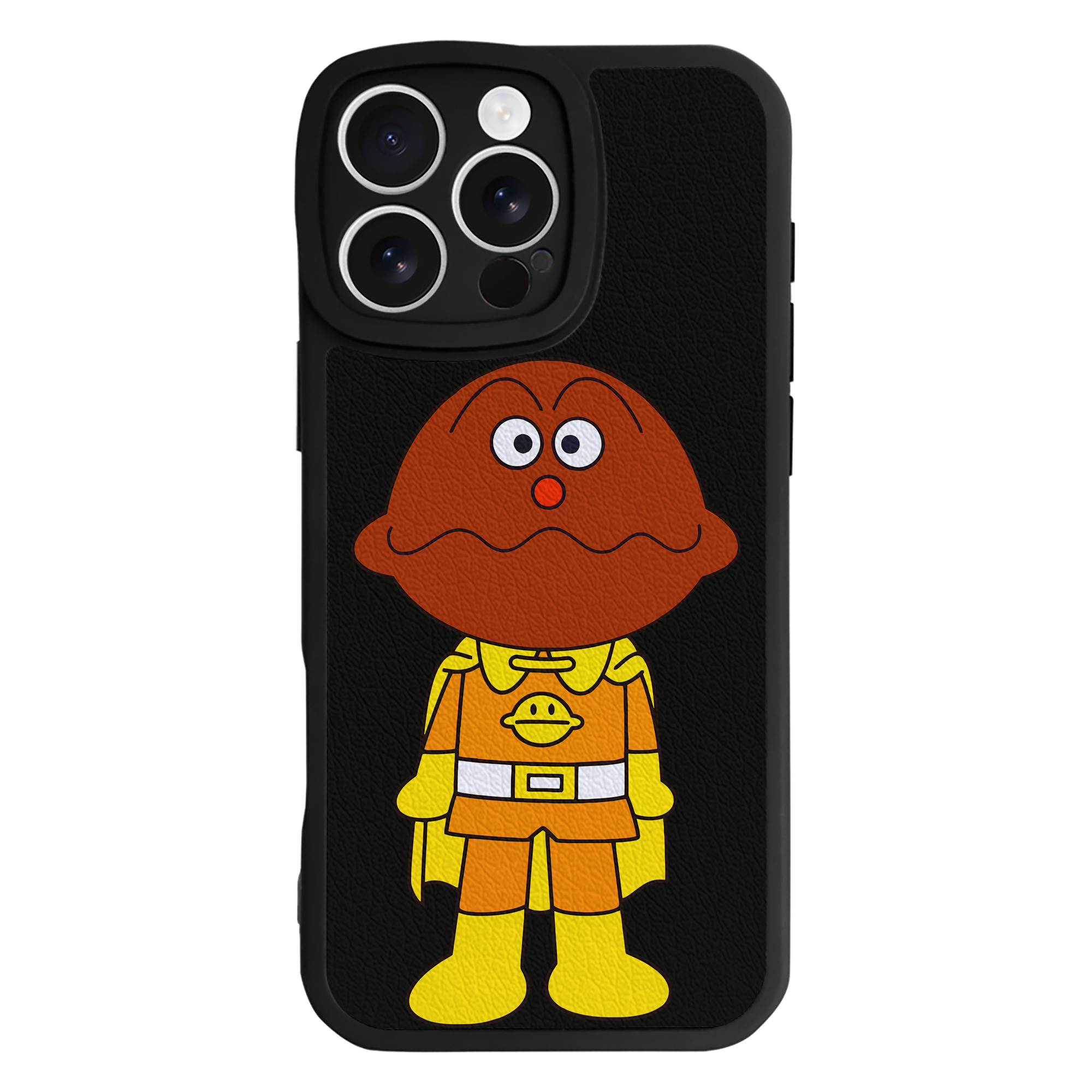 （画像用） アンパンマン Anpanman 【iPhone 16シリーズ対応】シリコンスマホケース（レザー調） 材質：シリコン